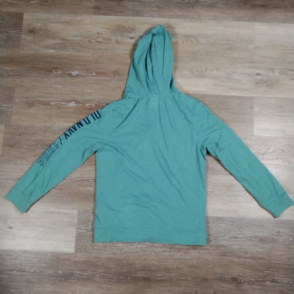 Old Navy/1994 Mint Green Zip Front Hoodie Sweater L (10-12) - Picture 4 of 16